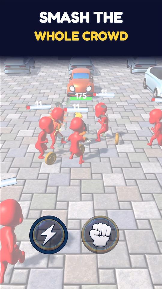 Punch Party gameplay: smash the whole crowd